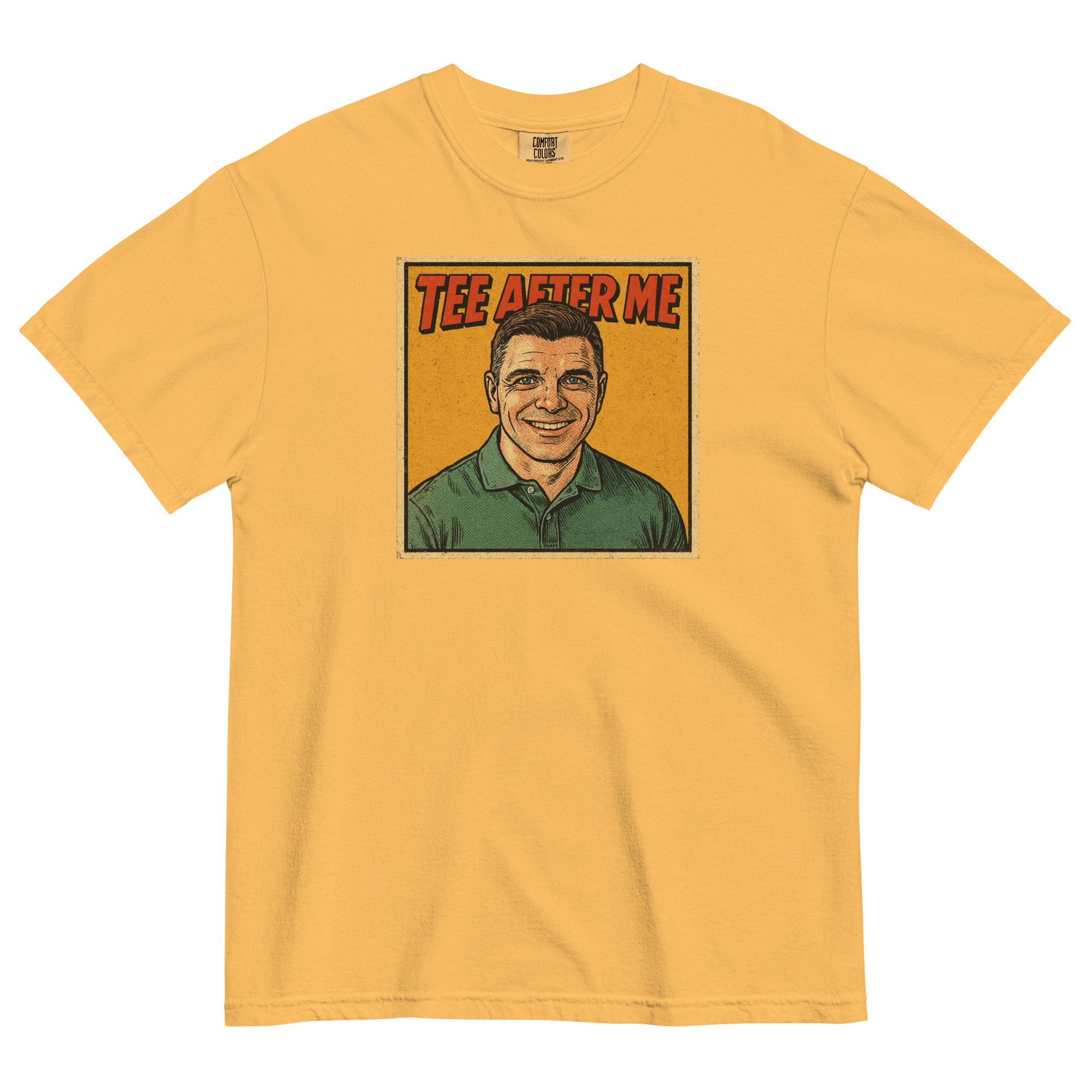 016 Unisex garment-dyed heavyweight t-shirt