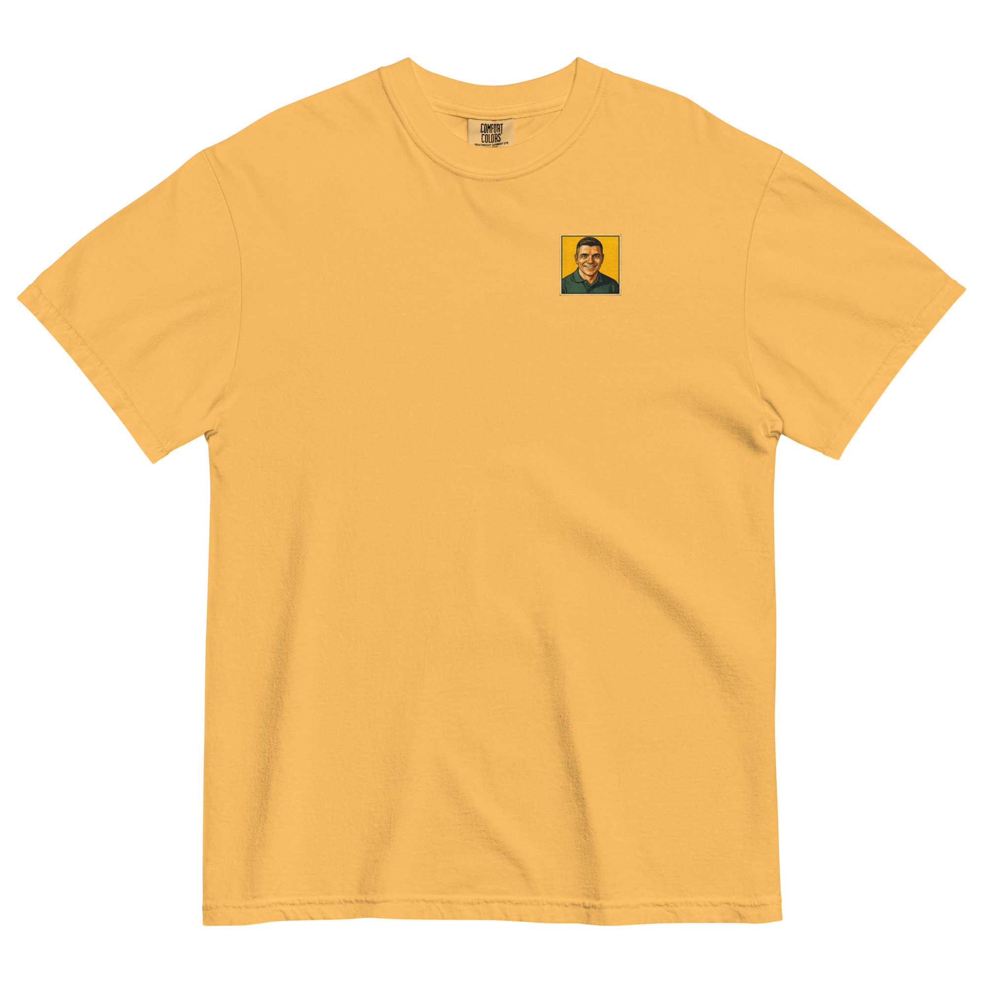 017 Unisex garment-dyed heavyweight t-shirt